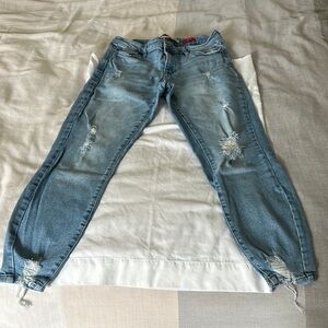 Men's Blue Distressed Jeans